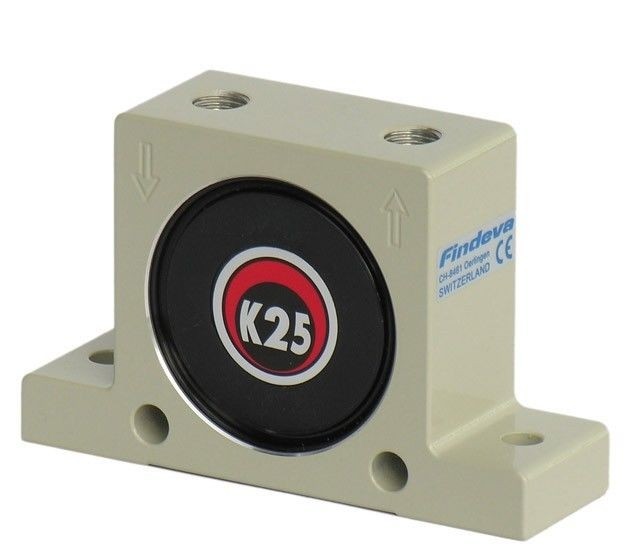 Findeva K25 Industrial Pneumatic Ball Vibrator K-Series Made in Switzerland 